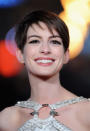 <b>Anne Hathaway at the Les Miserables world premiere in London, Dec 2012 </b><br><br>Anne kept her make-up simple for the premiere except for a flick of eyeliner.<br><br>© Rex