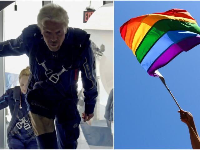 Richard Branson Says He Will Take An Lgbtq Pride Flag With Him On His Journey To The Edge Of Space 