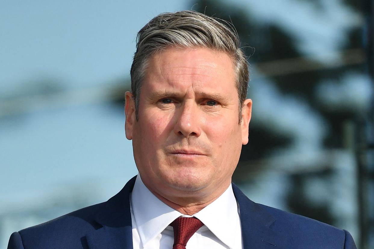 Keir Starmer accused the Government of having no anchors: AFP via Getty Images