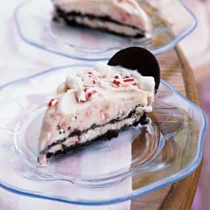 Peppermint-Marshmallow Ice Cream Pie