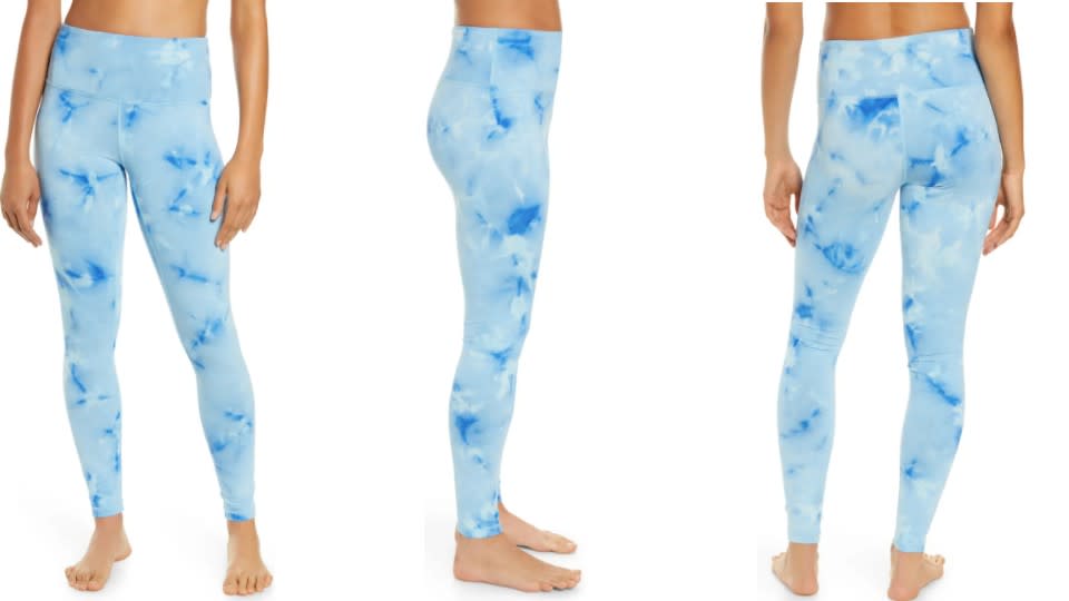 Zella Spray Dye High Waist Leggings - Nordstrom