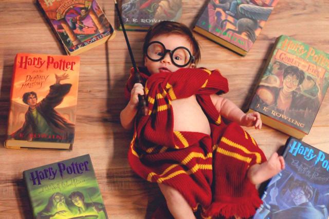 Convirtió a su bebé en la versión más tierna de Harry Potter