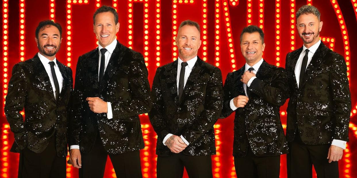 brendan cole, james jordan, pasha kovalev, vincent simone, ian waite, legends of the dance floor