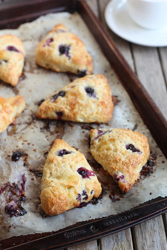 <strong>Get the <a href="http://www.completelydelicious.com/2013/05/blueberry-brie-scones.html" target="_blank">Blueberry Brie Scones recipe</a> from Completely Delicious</strong>