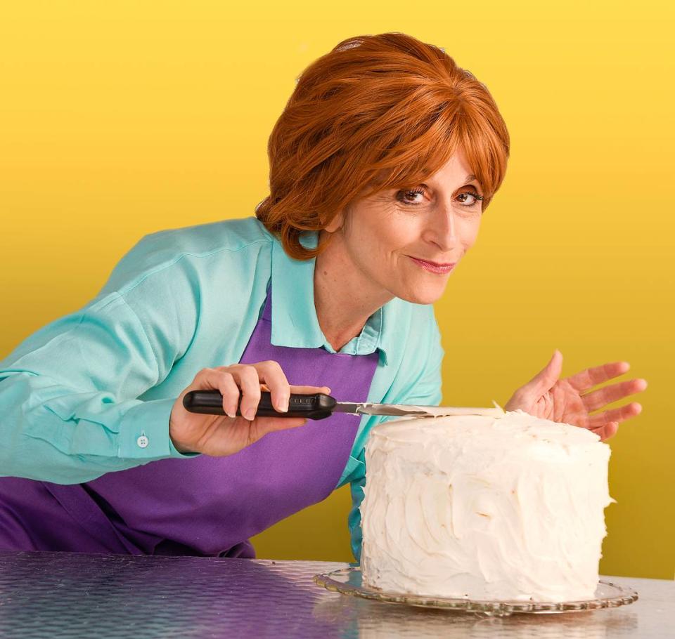 Irene Adjan plays a North Carolina baker named Della in City Theatre’s production of Bekah Brunstetter’s “The Cake.”