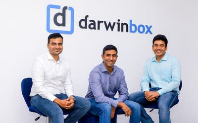 Co-fondateurs de Darwinbox - Chaitanya Peddi, Jayant Paleti et Rohit Chennamaneni (de gauche à droite)