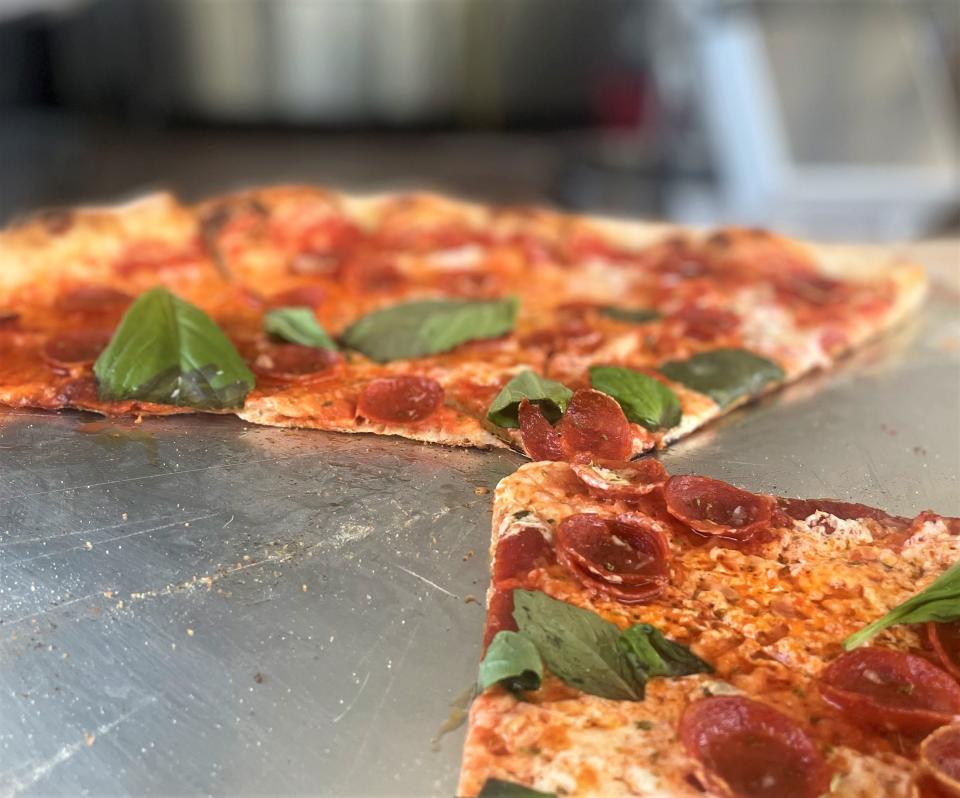 The pizzas at Palm Pizza will be lighter and thinner than the Neapolitan-style pizzas served at sister restaurants Bufalina and Bufalina Due.