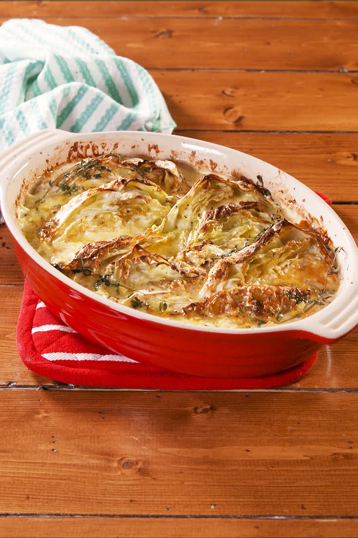 Cheesy Cabbage Gratin