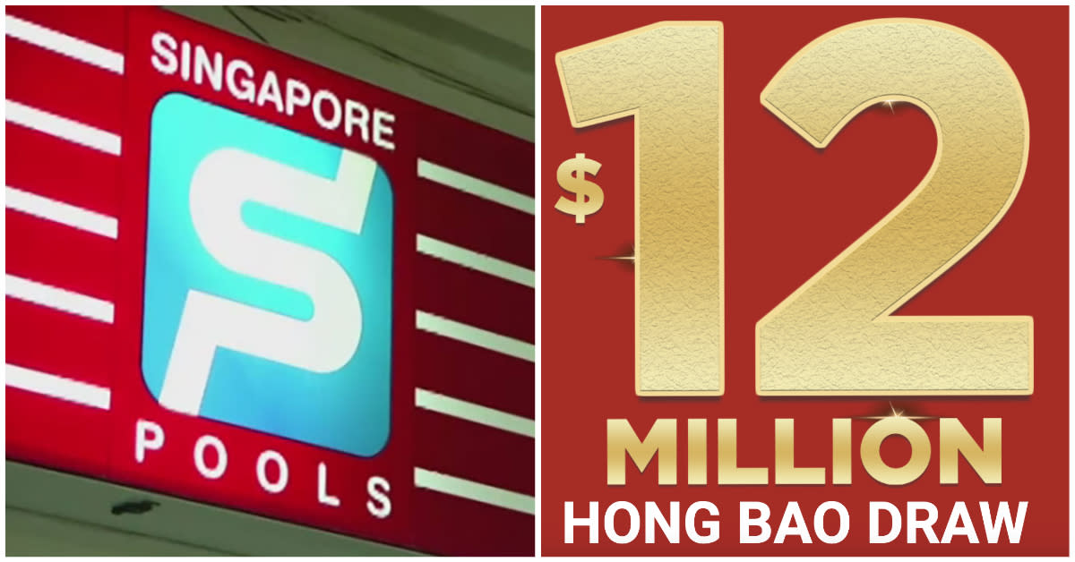 Singapore Pools' $12 million Toto Hongbao draw. (PHOTOS: Yahoo News Singapore)