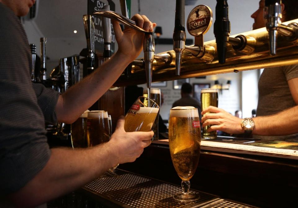 Pub staff have been trained to recognise the signs that people are vulnerable or in danger (Yui Mok/PA) (PA Archive)