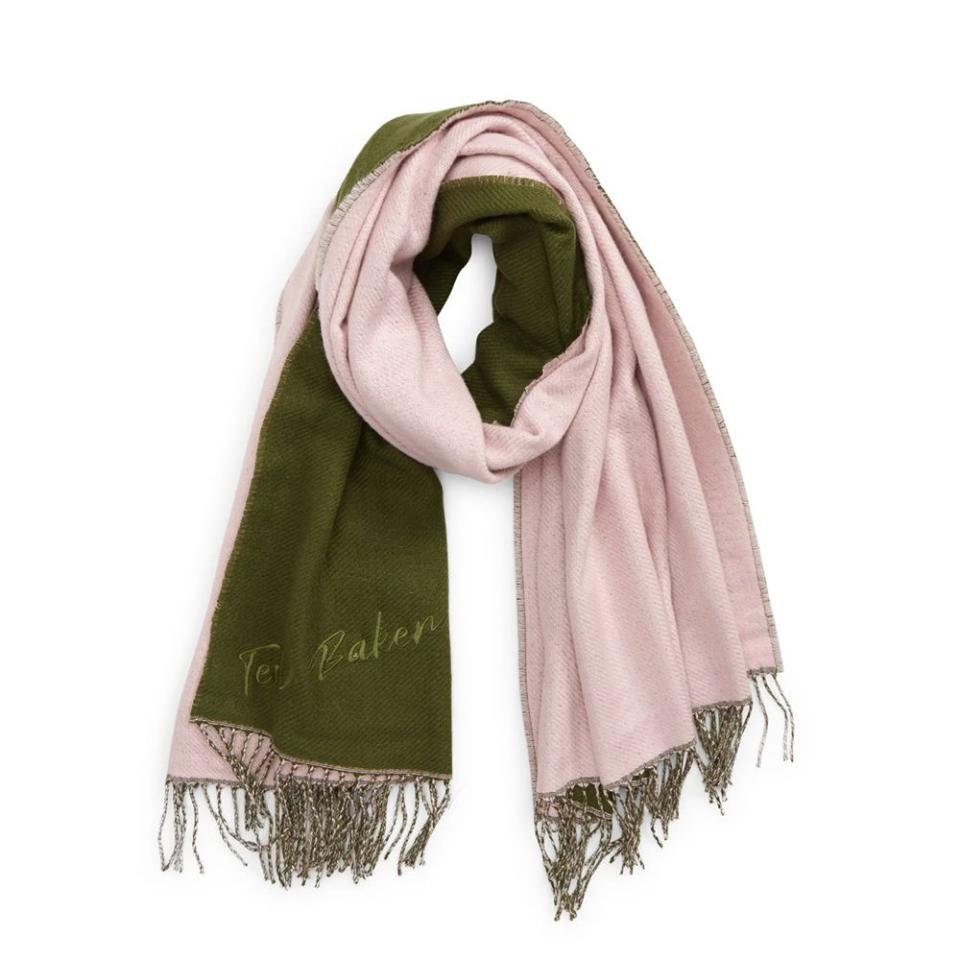 10) Ted Baker London Katy Reversible Scarf