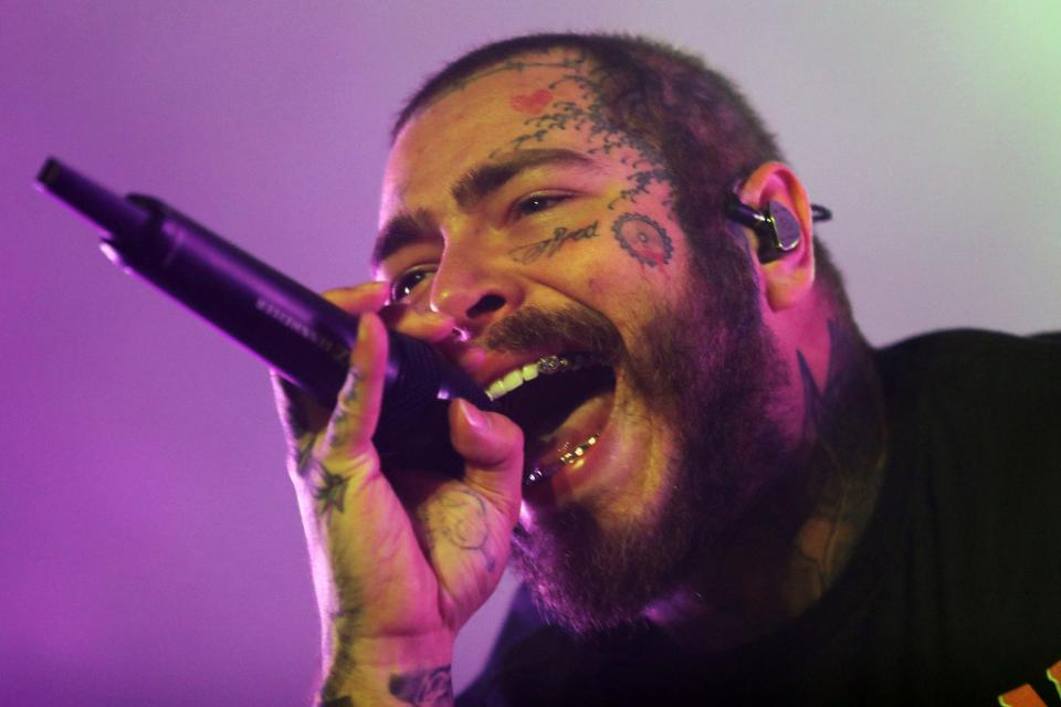 Rapper Post Malone will end his 24-city nationwide summer tour with a stop at Glen Helen Amphitheater in San Bernardino.