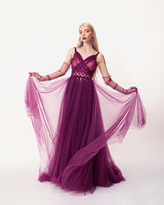 <p>in a <a href="https://www.instagram.com/p/CMKPCWCpm2o/" rel="nofollow noopener" target="_blank" data-ylk="slk:"floaty" Dior Haute Couture gown;elm:context_link;itc:0;sec:content-canvas" class="link ">"floaty" Dior Haute Couture gown</a> featuring braided detailing at the waist, plus Bulgari jewelry and a Dior makeup look which she created herself with virtual<a href="https://www.instagram.com/p/CMJPi1OguCd/" rel="nofollow noopener" target="_blank" data-ylk="slk:help from pro Georgie Eisdell;elm:context_link;itc:0;sec:content-canvas" class="link "> help from pro Georgie Eisdell</a>. "It was a more structured look to offset the gorgeous and whimsical Dior gown," Eisdell said of her makeup moment, featuring a bold matching lip created with <a href="https://www.dior.com/en_us/products/beauty-Y0179009_C017900943-dior-contour-no-transfer-lip-liner-pencil-intense-couture-color-long-wear" rel="nofollow noopener" target="_blank" data-ylk="slk:Dior Euphoric Liner;elm:context_link;itc:0;sec:content-canvas" class="link "> Dior Euphoric Liner</a> and <span>Dior Rouge Dior Lipstick in Opera</span>. </p>