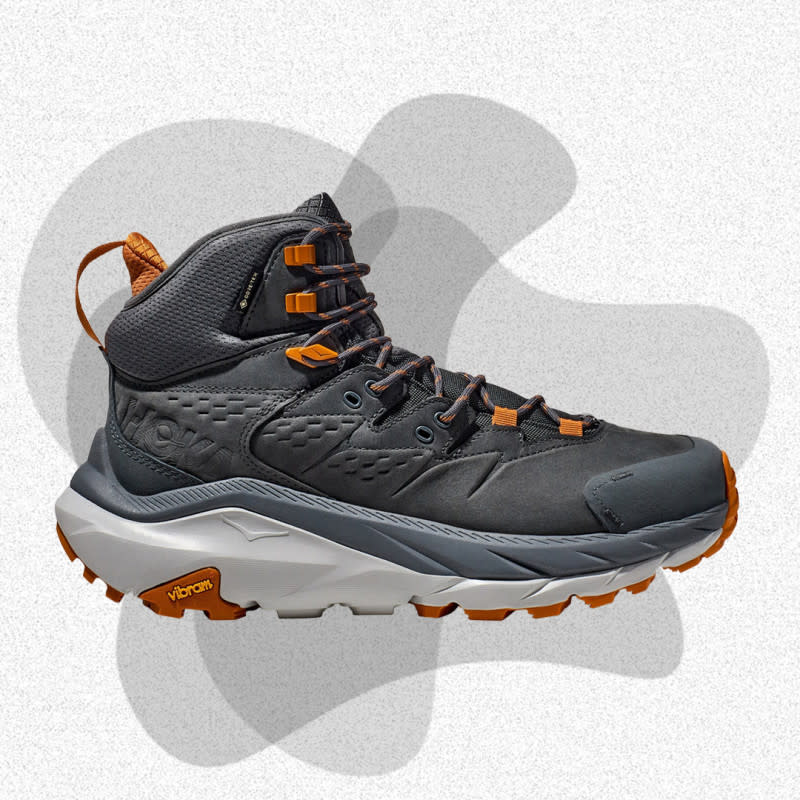 <p>Courtesy of REI</p><p>Looking for a hiking boot with pillowy soft cushioning? The Hoka Kaha 2 should be at the top of your shopping list. This ultra-plush boot features a generous layer of Hoka’s compression-molded EVA cushioning foam and an extended SwallowTail heel, which boosts shock absorption and promotes smooth strides. On the bottom, the Vibram Megagrip rubber outsole offers great durability and traction, while up top, a Gore-Tex membrane and a DWR treatment block moisture to keep your feet dry and comfortable.</p><p>[$240; <a href="https://clicks.trx-hub.com/xid/arena_0b263_mensjournal?q=https%3A%2F%2Fwww.avantlink.com%2Fclick.php%3Ftt%3Dcl%26mi%3D10248%26pw%3D261197%26ctc%3Dmj-besthikingboots-mcharboneau-1023-update%26url%3Dhttps%3A%2F%2Fwww.rei.com%2Fproduct%2F201658%2Fhoka-kaha-2-gtx-hiking-boots-mens&event_type=click&p=https%3A%2F%2Fwww.mensjournal.com%2Fgear%2Fbest-hiking-boots%3Fpartner%3Dyahoo&author=Jack%20Haworth&item_id=ci02b8d096400c2605&page_type=Article%20Page&partner=yahoo&section=hiking%20boots&site_id=cs02b334a3f0002583" rel="nofollow noopener" target="_blank" data-ylk="slk:rei.com;elm:context_link;itc:0;sec:content-canvas" class="link ">rei.com</a>]</p>