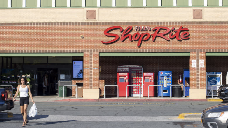 ShopRite grocery store and customer