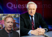 Sex Pistols frontman John Lydon (pictured bottom left alongside David Dimbleby) is the latest celebrity to join the 'Question Time' panel, and perhaps the most unlikely. We sifted through the show's thirty-three year history to find the unlikeliest panellists and what really ground their gears.