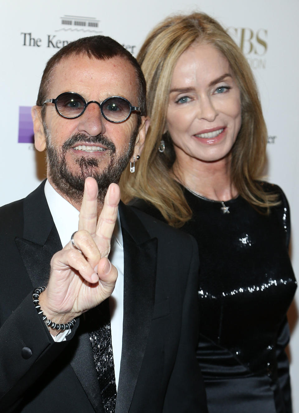 Ringo Starr of The Beatles and his wife Barbara Bach arrive at the 39th Annual Kennedy Center Honors at The Kennedy Center on December 4, 2016 in Washington, DC.&nbsp;