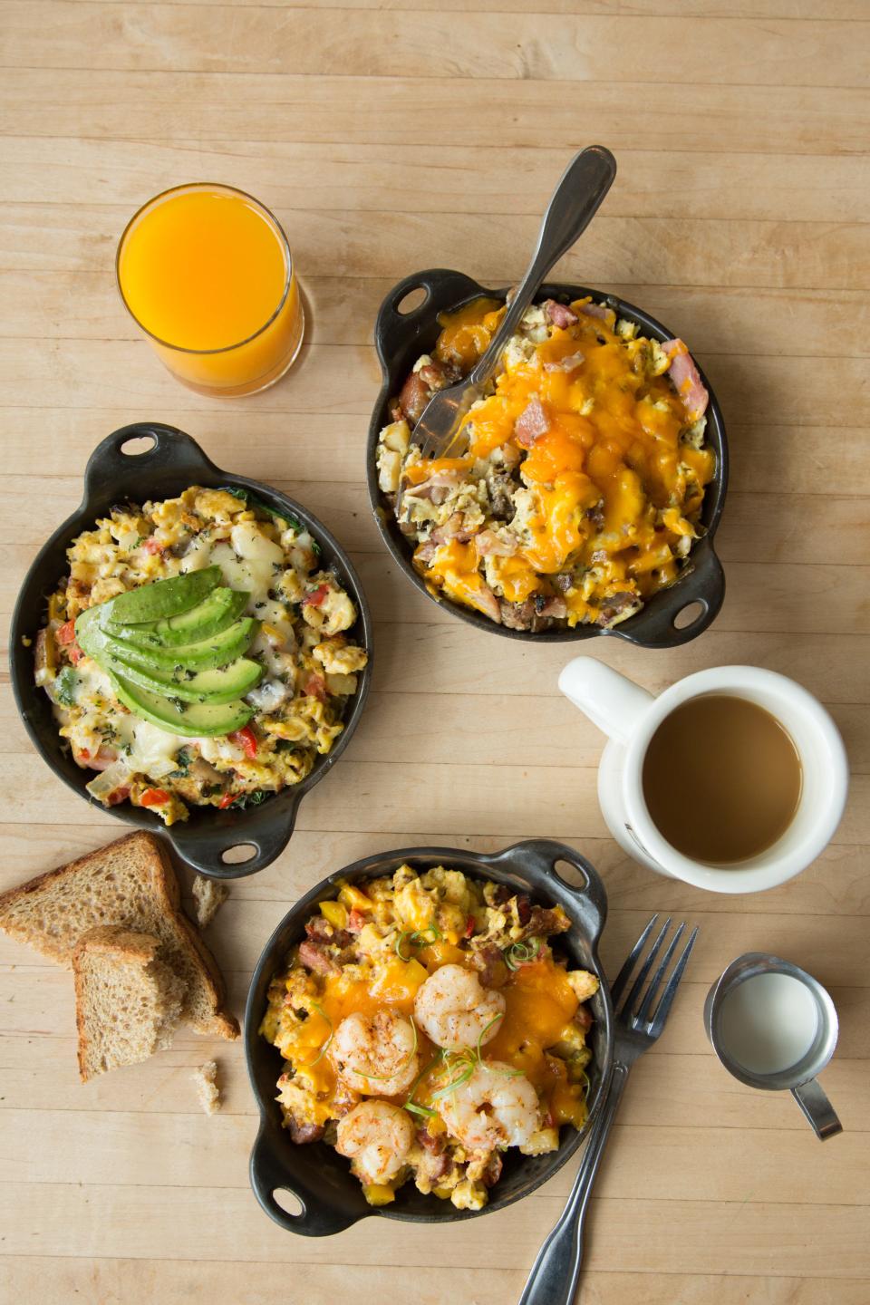 Breakfast skillets from Big Bad Breakfast