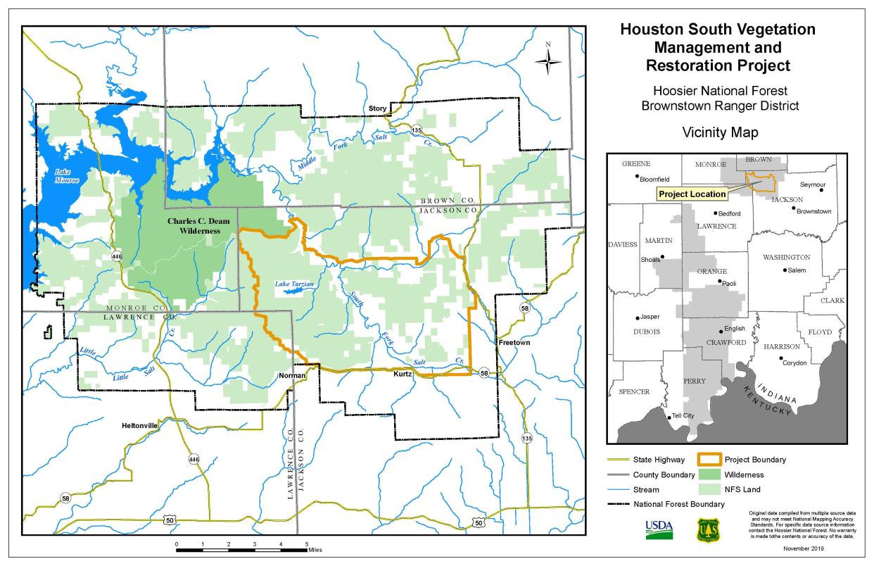 The U.S. Forest Service is working on the Houston South Vegetation Management and Restoration Project that would see logging and prescribed burns within the Hoosier National Forest.