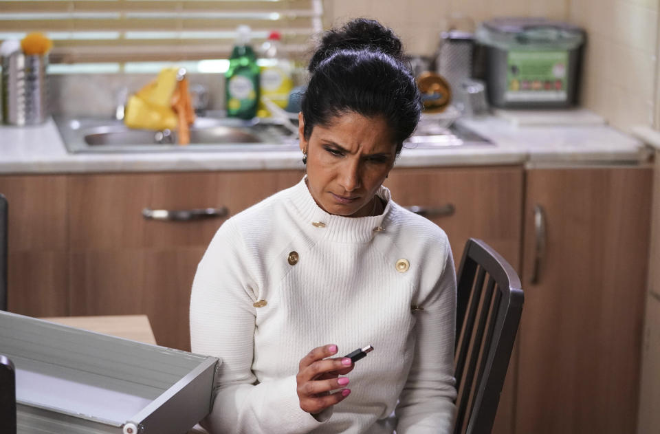 EastEnders,19-04-2023,6683,Suki Kaur Panesar (BALVINDER SOPAL),***EMBARGOED TIILL 11TH APRIL 2023***, BBC, Jack Barnes/Kieron McCarron