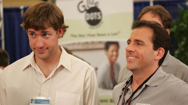 John Krasinski and Steve Carell on The Office. - Image: NBC