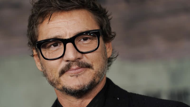 Pedro Pascal poses at the premiere of the HBO series “The Last of Us,” on Monday, Jan. 9, 2023, at the Regency Village Theatre in Los Angeles.