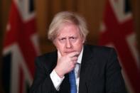 British PM Johnson holds coronavirus briefing at Downing Street, London