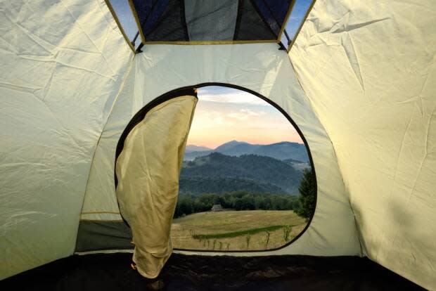 B.C. campers say they've noticed a lot of empty campsites with signs saying they're reserved this summer. (Shutterstock / Volodymyr Burdiak - image credit)