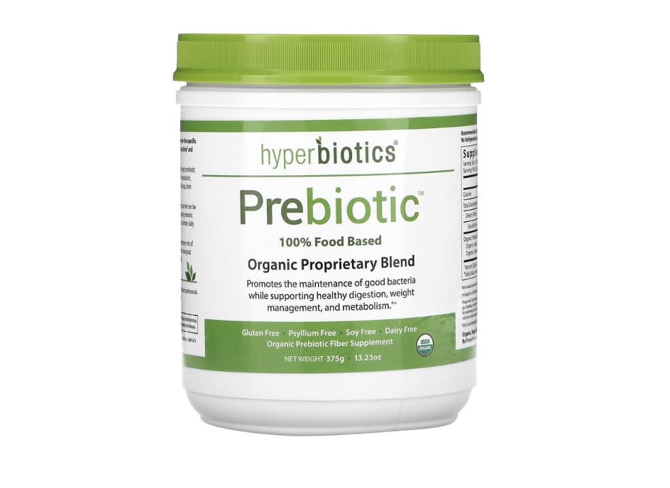 Hyperbiotics, 益生元，有機專利配方，13.23盎司（375克）