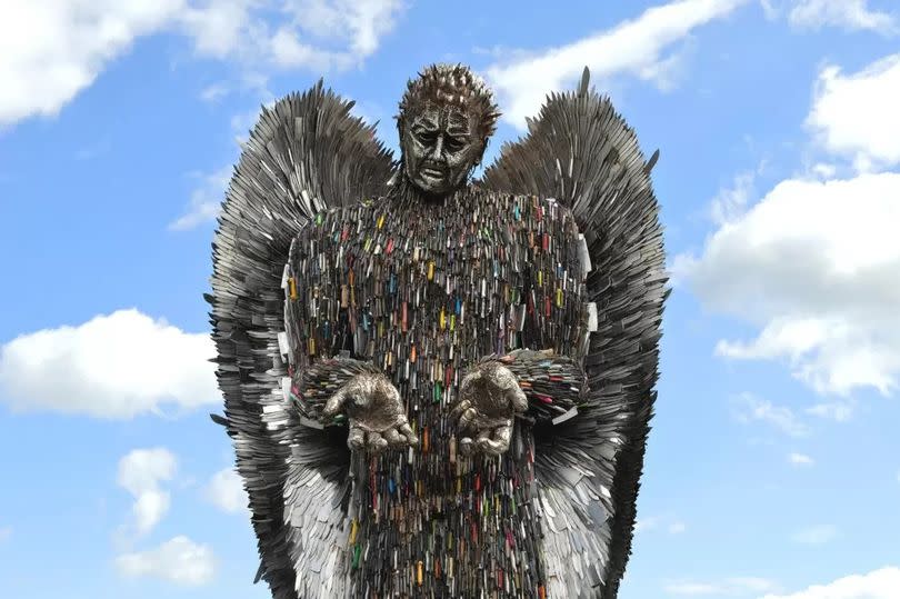 The Knife Angel is visiting Weston-super-Mare near Bristol next month