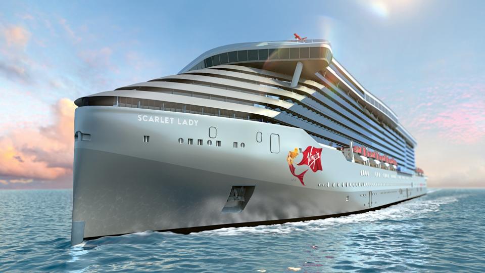 Virgin cruise ship Scarlet Lady