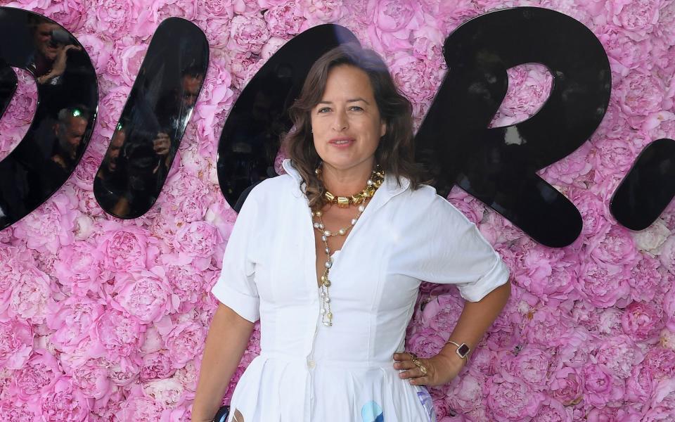 Auch Jade Jagger (49) modelt gerne. Sie hat sich inzwischen allerdings auf Schmuckdesign spezialisiert. (Bild: Pascal Le Segretain/Getty Images)