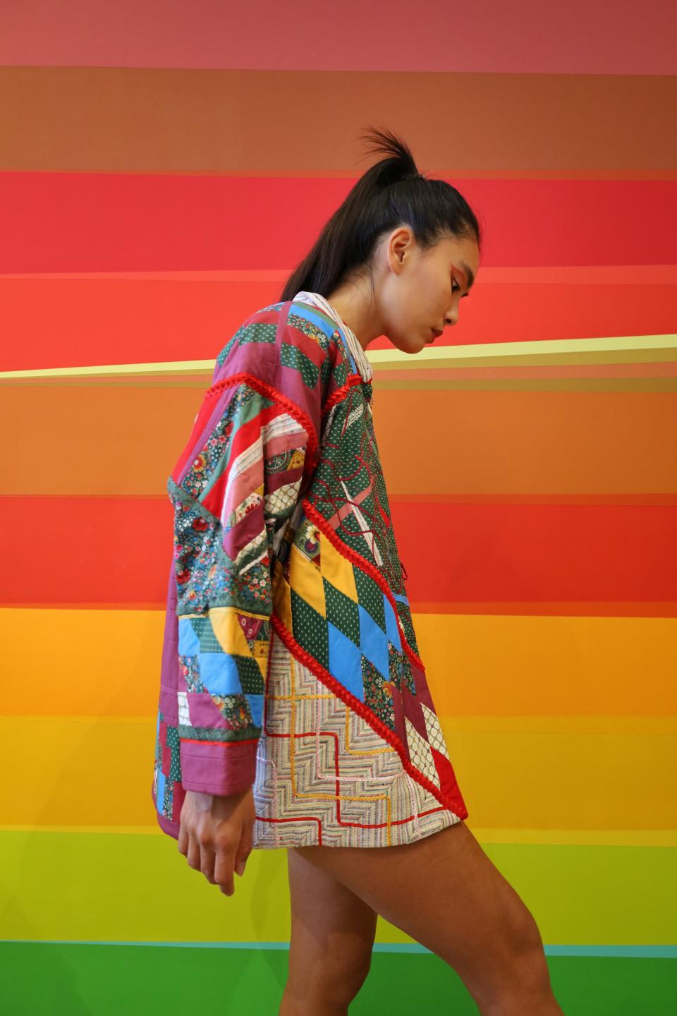 4Kinship fall 2022 collection modeled by Lily Yeung.