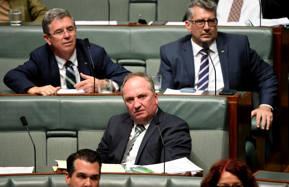 Barnaby Joyce and Vikki Campion