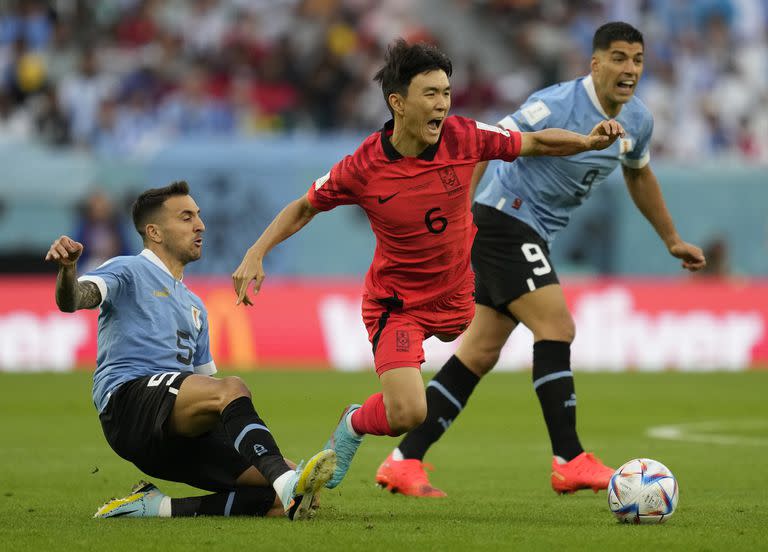 Partido entre Uruguay y Corea del Sur por el Grupo H