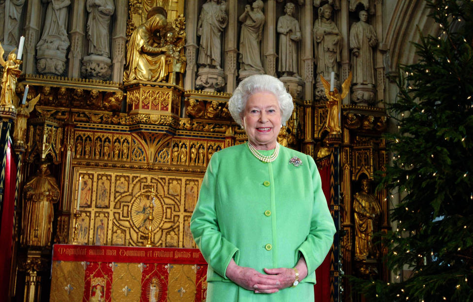 The Queen watches her own speech every Christmas Day [Photo: Getty]