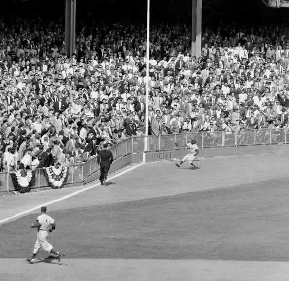 <p><strong>October 4, 1955</strong>: In the decisive Game 7 of the '55 Fall Classic, a speedy little outfielder named Sandy Amoros helps his Dodgers win the title—and gives a legendary Yankees catcher fits in the process. The Dodgers, holding a 2-0 lead over the Yanks, send Amoros into left field in the sixth inning. With runners on first and second, Yogi Berra slices a line drive down the left-field line, confident that he pulled it enough to tie the game. But Amoros streaks across the outfield, grabs the ball with his right arm fully extended, and fires it into the infield to double up Berra and Gil McDougald. "That was the exclamation point for the Dodgers, who went on to win their first and only world championship in Brooklyn," says Frommer.<br> </p>