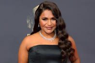 <p><strong>"Regé-Jean Page, we all know that those abs are CGI." </strong></p> <p>— Mindy Kaling, joking about the <i>Bridgerton</i> star's too-good-to-be-true physique, while presenting the award for writing for outstanding writing for a drama series</p>