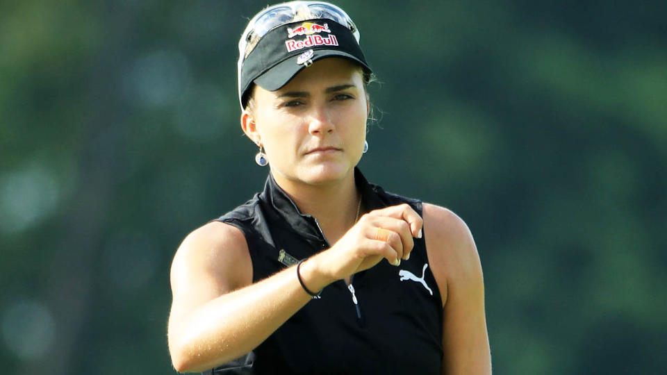 Lexi Thompson in action in Singapore recently. (Photo by Andrew Redington/Getty Images)