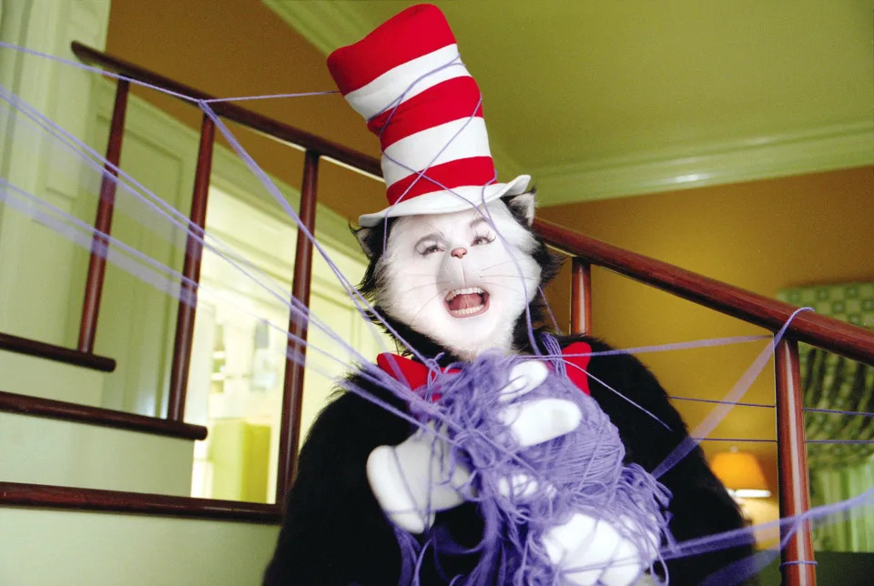 Myers's career get tangled up in The Cat in the Hat. (Universal/Courtesy Everett Collection)