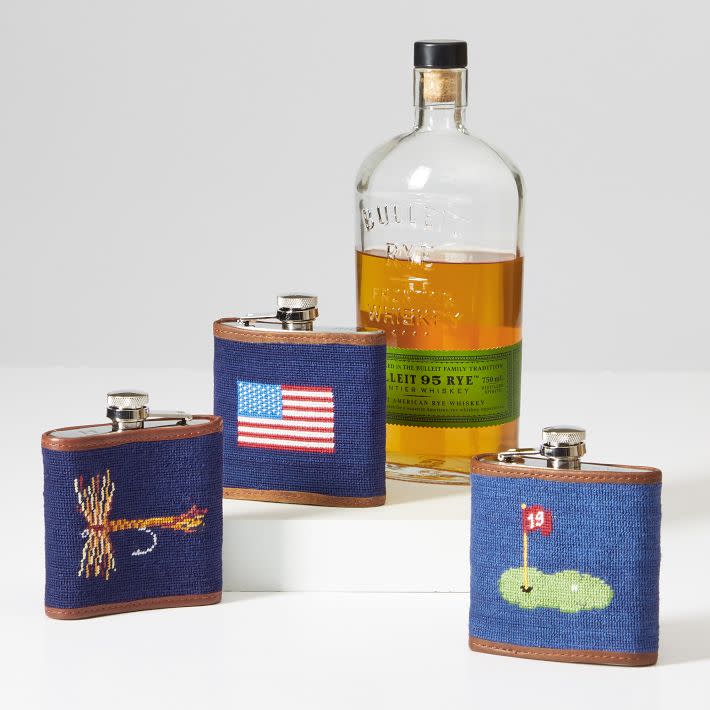 <p><a href="https://go.redirectingat.com?id=74968X1596630&url=https%3A%2F%2Fwww.markandgraham.com%2Fproducts%2Fsmathers-branson-needlepoint-flask%2F&sref=https%3A%2F%2Fwww.housebeautiful.com%2Fshopping%2Fg60683387%2Funique-fathers-day-gifts%2F" rel="nofollow noopener" target="_blank" data-ylk="slk:Shop Now;elm:context_link;itc:0;sec:content-canvas" class="link ">Shop Now</a></p><p>Smathers & Branson Needlepoint Flask</p><p>markandgraham.com</p><p>$79.50</p>