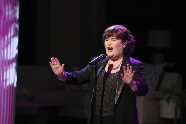 Susan Boyle performing in 2014