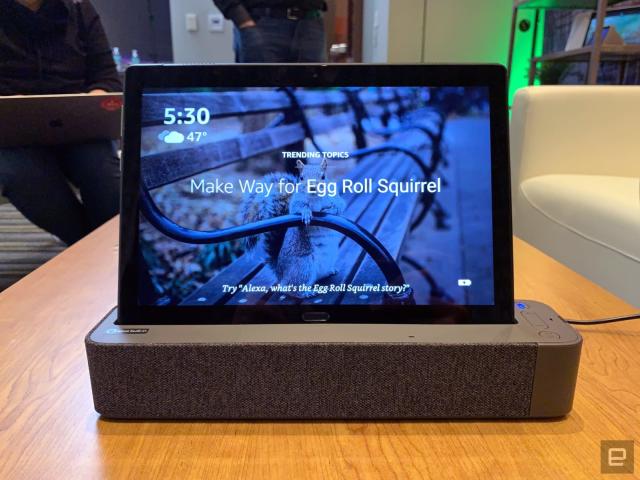 Lenovo Smart Tab packs in Alexa and doubles as an Echo Show at CES - CNET