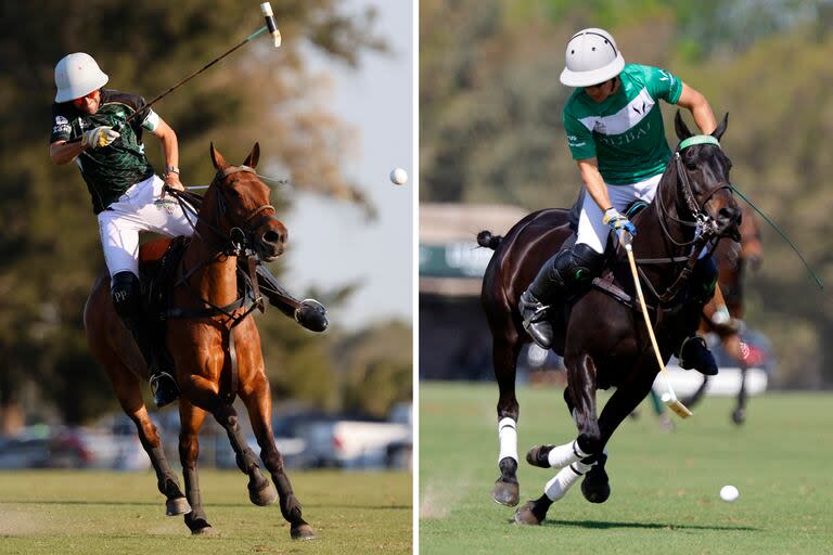 Pablo Pieres anotó 15 goles en el primer partido de La Hache en el Abierto de Hurlingham y Camilo Castagnola marcó 12; ambos delanteros estarán cara a cara en la primera semifinal, este sábado en Palermo.