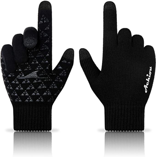 touchscreen knit gloves