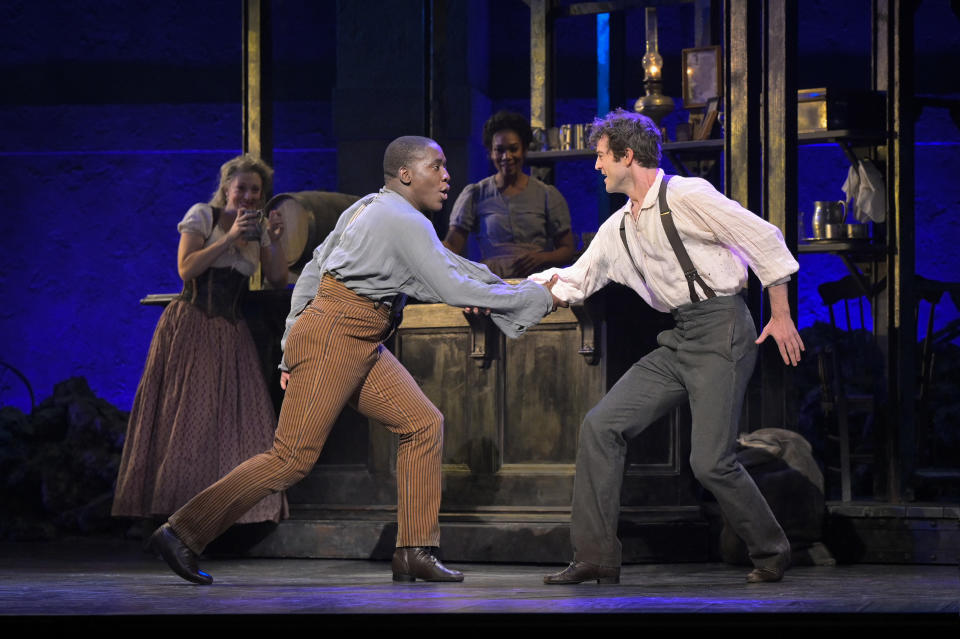 Sidney DuPont and A.J. Shively in ‘Paradise Square’ - Credit: Kevin Berne