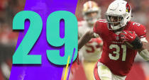 <p>David Johnson has had more than 20 touches in a game just once this season. The Cardinals can’t sustain drives and game scripts have been bad, but the first game-plan meeting each week for the offensive coaches should start with how they’ll get Johnson more than 20 touches. (David Johnson) </p>