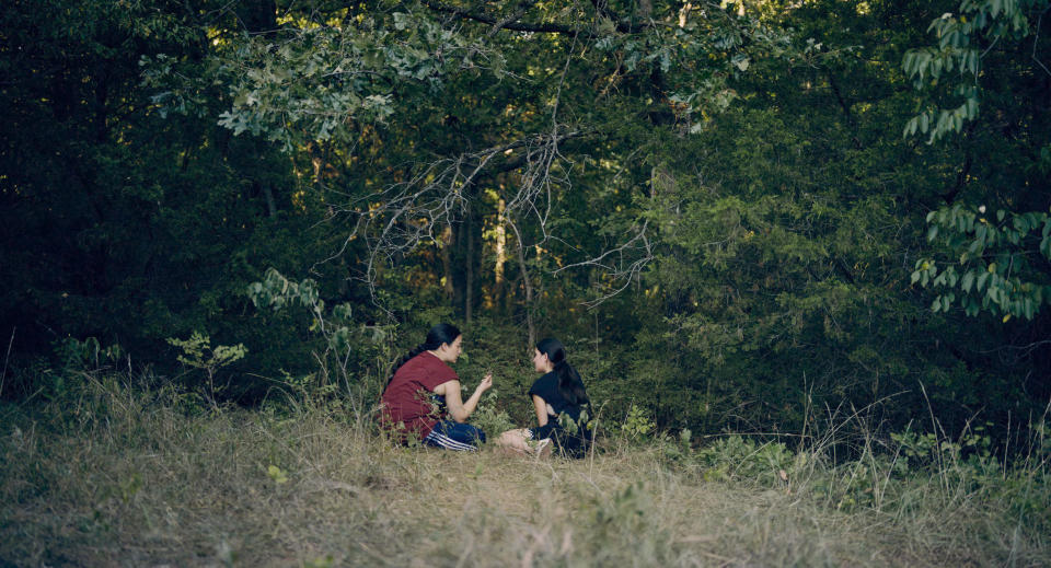 Lily Gladstone and Isabel Deroy-Olson star in “Fancy Dance,” now streaming on Apple TV+.