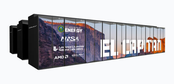 AMD has chips in the HPE El Capitan supercomputer coming in 2023.