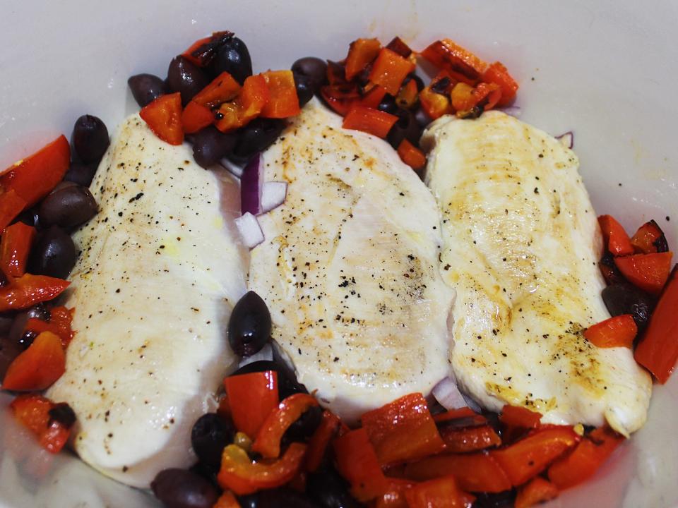 slow cooker greek chicken